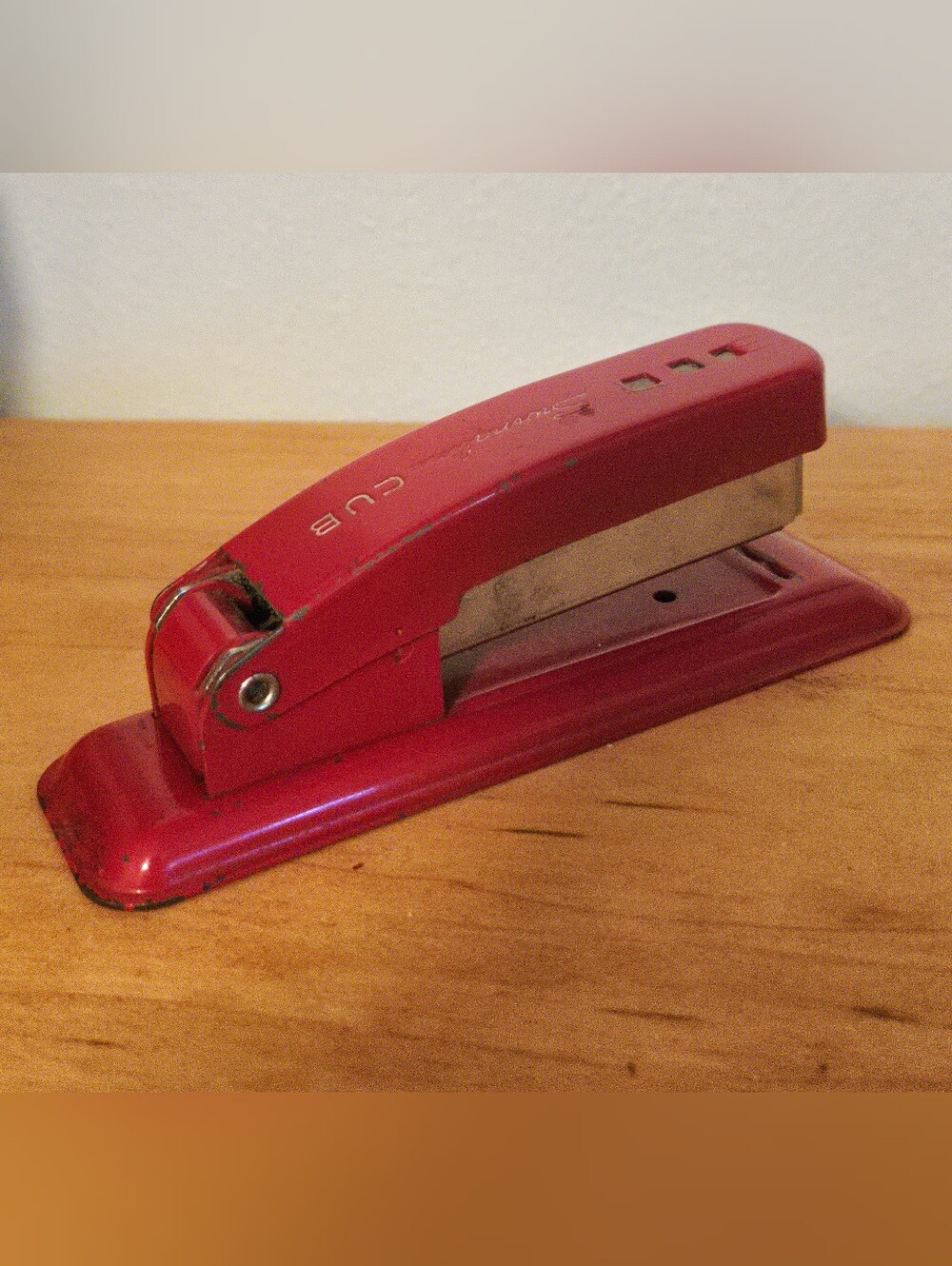 Vintage Swingline Classic Red Desk Stapler by Cub
